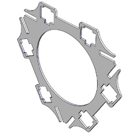 Verbindungsblech Sternform