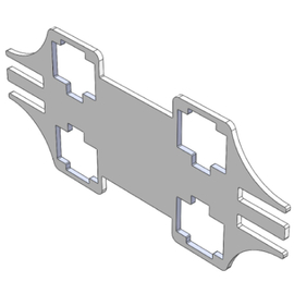Bruno Verbindungsblech gerade