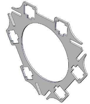 Verbindungsblech Stern