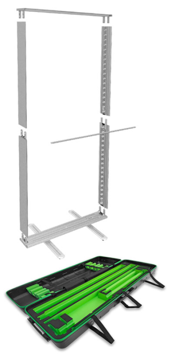 BRUNO 100 x 200 cm mobil in ABS-case